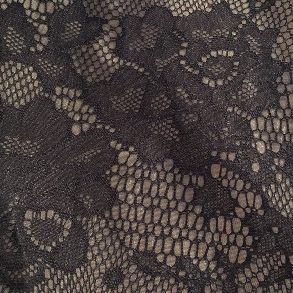 NWT DESIGN LAB black & mauve rose printed skirt, L - Picture 3 of 8